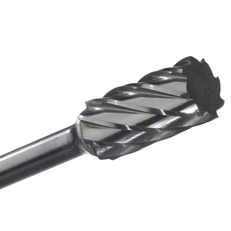 Champion Cutting Tool Cylinder Shape Carbide Bur for Deburring, 1/2in Cutter Dia., 1in Length of Cut CHA SA5NF